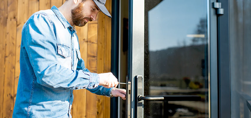 Frameless Glass Storefront Door Locks Replacement in Moreno Valley, CA